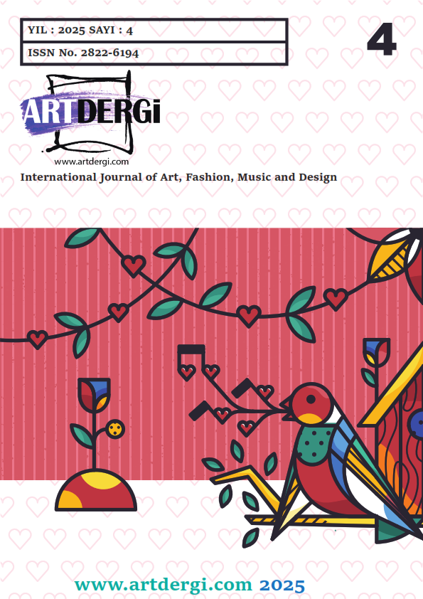 					View Vol. 4 No. 4 (2025): ARTDergi International Journal of Art, Fashion, Music and Design
				